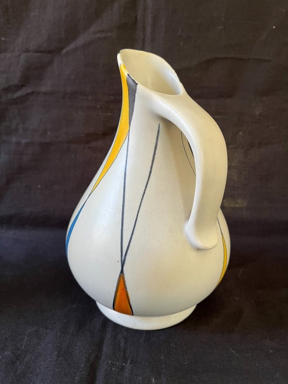 Rare Mid Century Modern Zeller Keramik 4pc Set Georg Schmider 1818 Decor Vases – zeller Georg Schmider (photo 15 of 25)