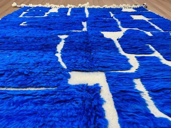 Berber rug in pure wool, handmade, 250x150 cm, made in Morocco. – Rugs & carpets (photo 9 of 10)
