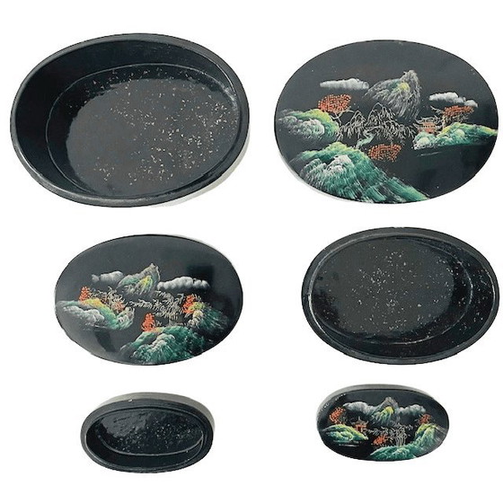 Image 1 of Set di lakdoosjes cinesi d'epoca