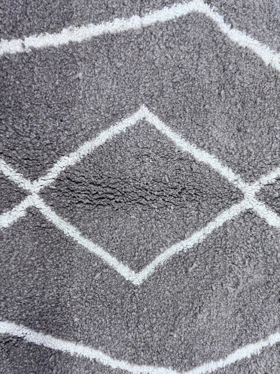 Tapis Beni Ouraine en laine naturelle tissé main traditionnelle 2/3 m – Aime Té, Wool (photo 8 of 10)