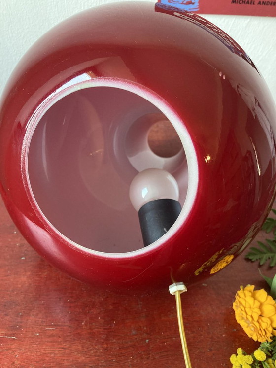 Lampada da tavolo vintage in vetro rosso – SCE, Francia – Lampade da tavolo, Glass (photo 6 of 11)