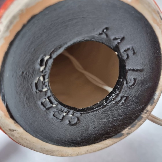 Image 1 of Vintage red Spara Fat Lava lamp