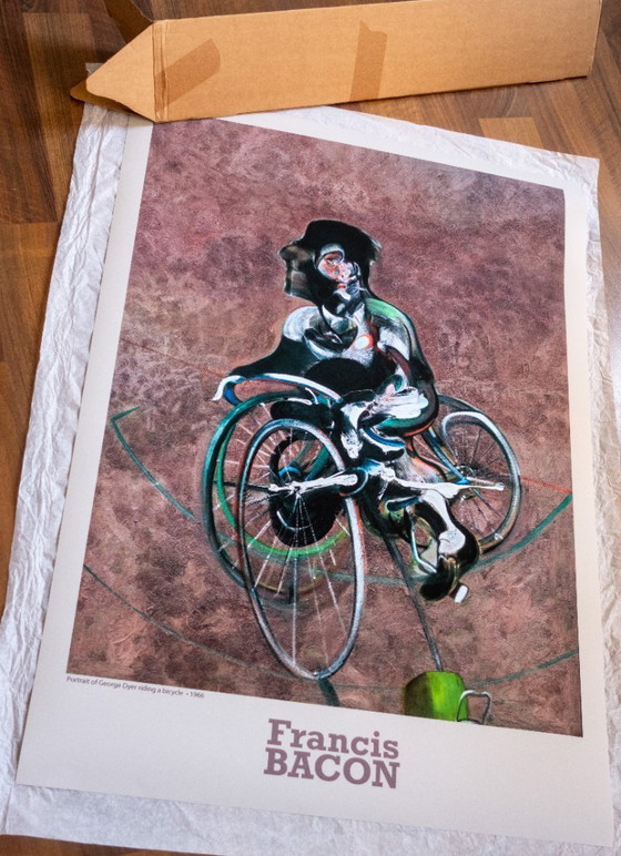 Image 1 of Francis Bacon – Porträt von George Dyer auf einem Fahrrad, 1966 – 70 × 100 cm