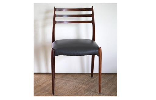 6x sedie da pranzo Niels Otto Møller modello '78'