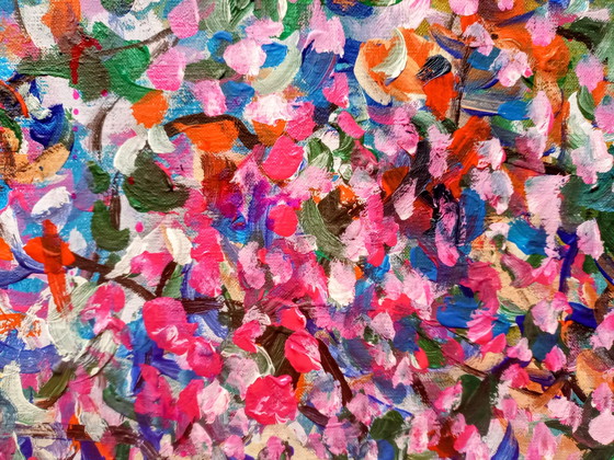 Image 1 of T. van Steenbergen "FANTASTICO!" 80 x 80 cm