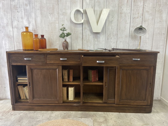 Image 1 of Old pharmacy cabinet