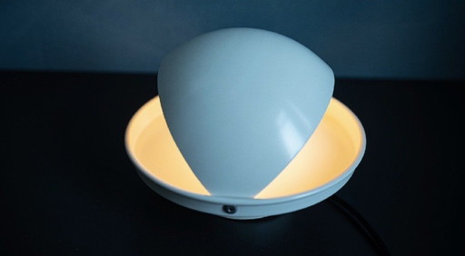 Vintage White Dijkstra Eclipse Wall Lamp