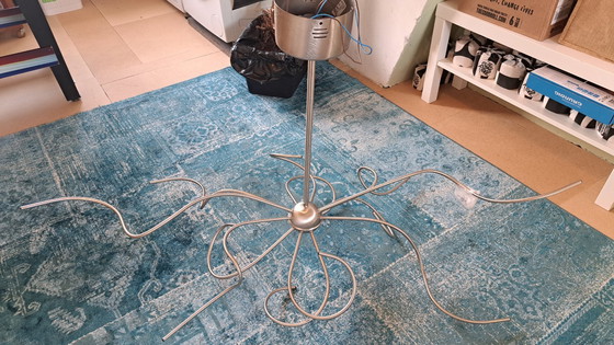 Image 1 of Beautiful 12-arm pendant lamp matte chrome