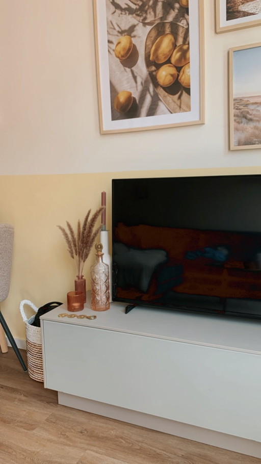 Luxury Design TV Unit / Low Sideboard | Handleless – tv meubelen, Glass, Wood