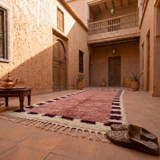 Image 1 of Handwoven Moroccan Runner Carpet 90cmx300cm 
