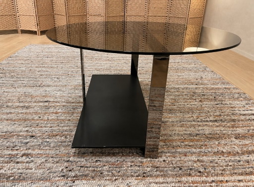 Minotti Low Console Glass Coffee Table