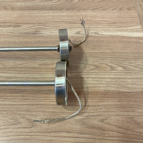 Image 1 of Paire de luminaires à suspendre 330 CM design 1960.