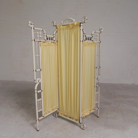 Image 1 of Mini paravento pieghevole Art Nouveau, altezza 117 cm, anni '20