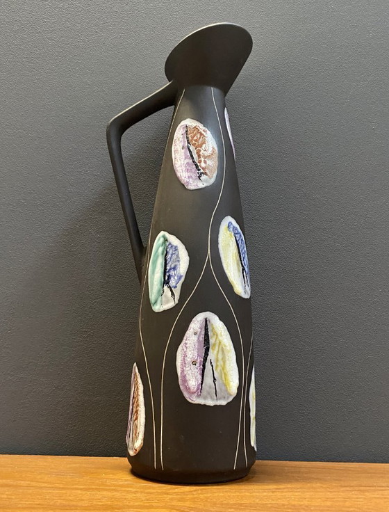 Image 1 of Bay-Vase Modell 245-40 Dekor Kongo Design von Bodo Mans 1958