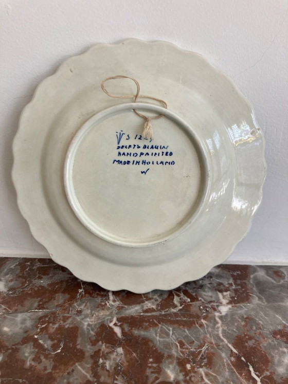 Delfts Blauw Bord Schoonhoven Geschulpte Rand – Tafelwaar, Ceramic (photo 2 of 5)
