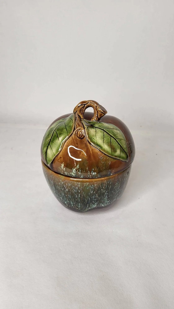 Abgedeckter Steinguttopf – Geschirr, Porcelain, Vintage (photo 2 of 11)