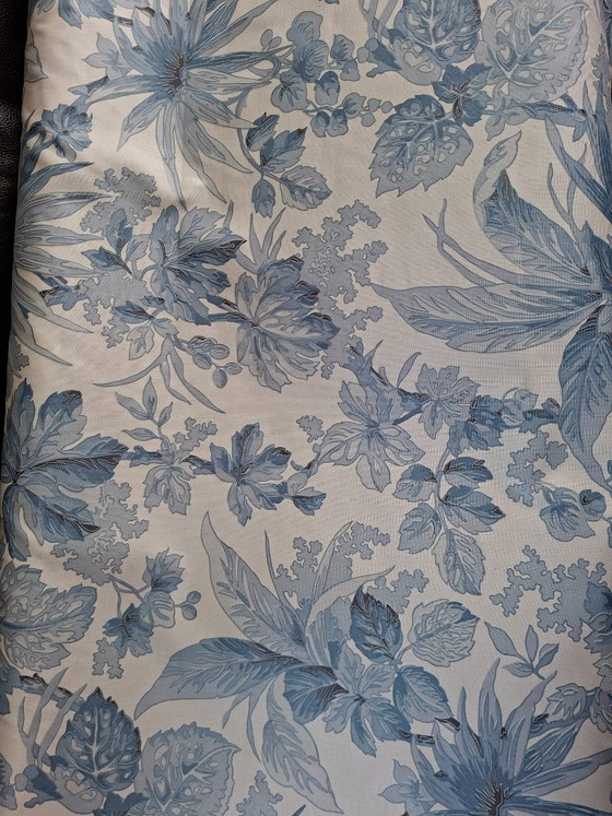 Image 1 of 11m Tissu d'ameublement haut de gamme "Savane" - Collection Grande Corniche (Italie) + 5 embrasses assorties.