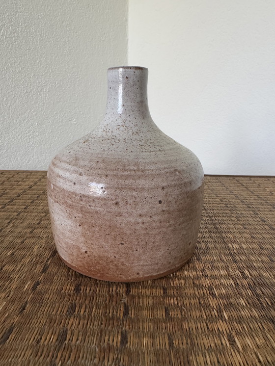 Image 1 of Vase Emailliertes Steinzeug Norbert Pierlot 60er Jahre