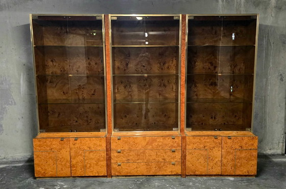 Image 1 of Set vitrines ontworpen door Jean-Claude Mahey voor Roche Bobois, 1970.