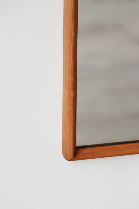 Image 1 of Rectangular Teak Mirror - Scandinavian Style - 28.03.25.08