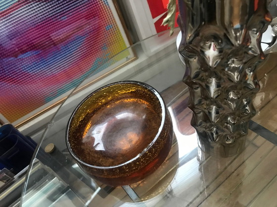 Image 1 of Vintage Beker - Bubbelglas - Verrerie de Biot - 1960