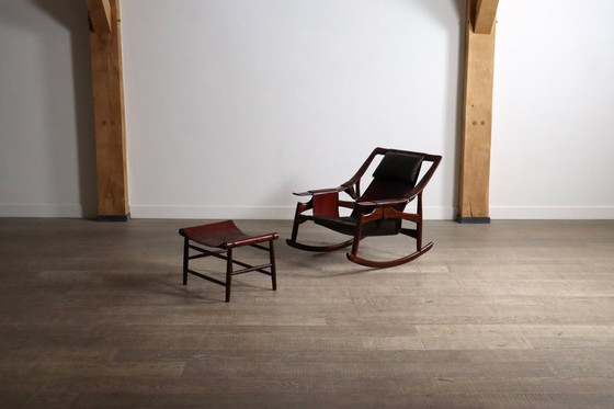 Image 1 of Liceu De Artes E Oficios Schommelstoel, Brazilië, jaren 60