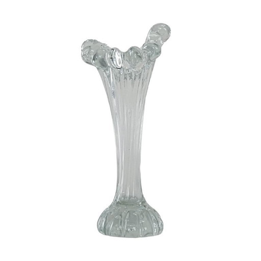 Vaso in vetro, design danese, anni '70, produzione: Danimarca