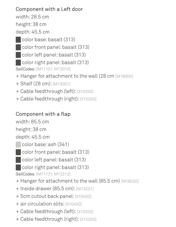 Image 1 of Mobiletto Pastoe Landscape/mobile audio/mobile TV/armadio