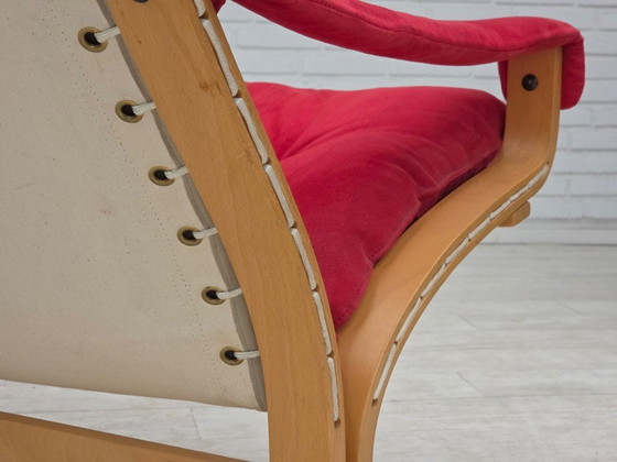 Image 1 of 1970s, Norwegian design by Ingmar Relling, model "Siesta", set of 2 chairs with footstool.