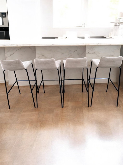 4x MIDJ design bar stools