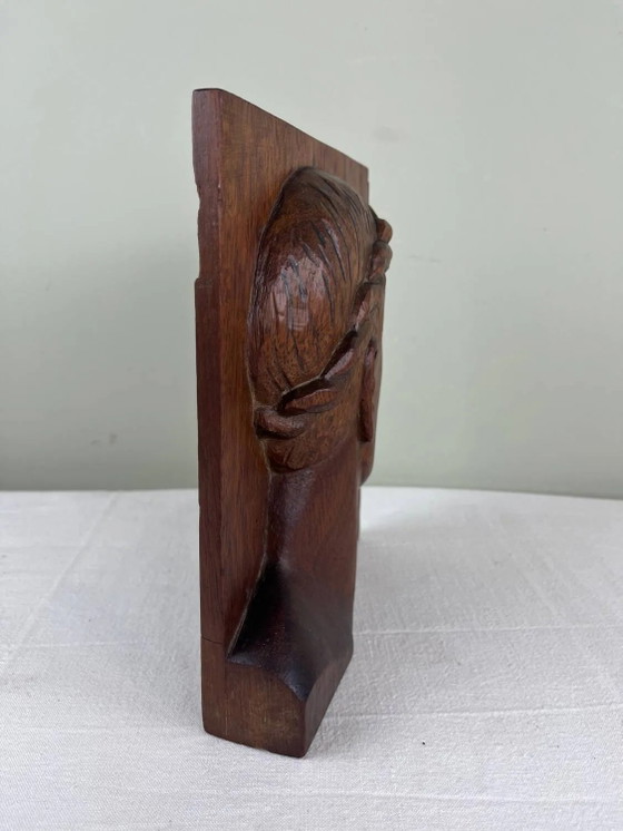 Scultura da parete – Sculture, Wood, Vintage (photo 3 of 7)