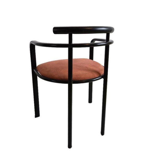 Image 1 of Satz von drei postmodernen Designstühlen im Memphis-Stil Carlo Bimbi für Segis Italien