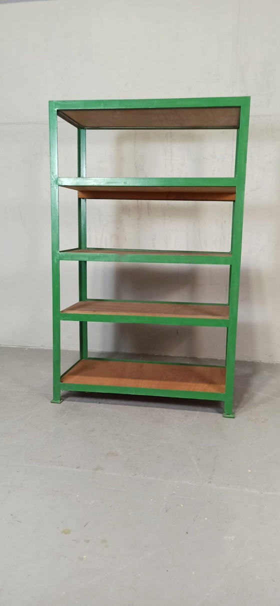 Image 1 of Vintage industrial shelving unit 