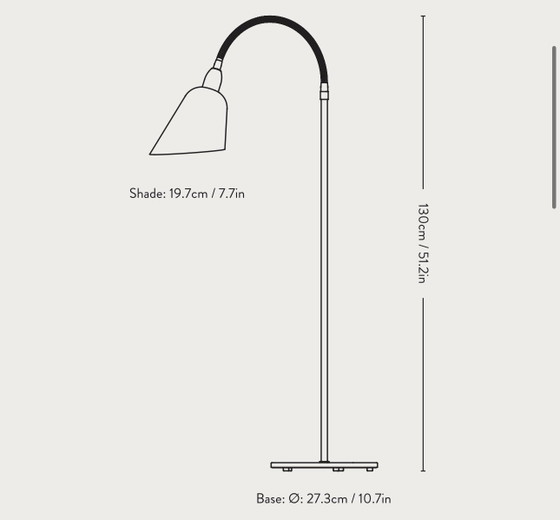 Floor light &tradition Belle Vue – Aluminium (photo 4 of 5)