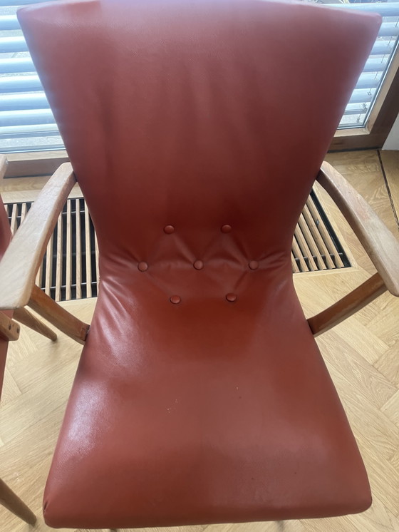 Image 1 of Set vintage di sedie Marius Drukker, design olandese di metà secolo