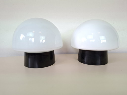 2 universal vintage mushroom lamps