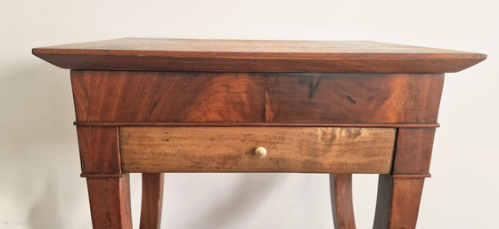 Image 1 of Console style Restauration - Bois de noyer - Époque XIXème 