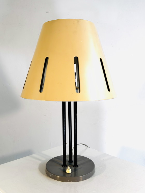 Image 1 of MODEL 9 SUN SERIES TABLE LAMP BY H. BUSQUET FOR HALA ZEIST, THE NETHERLANDS, 1950s