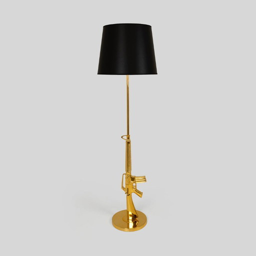 Lampe de sol de salon neuve Philippe Starck Guns M16 Reproduction – vloerlampen, Metal, Textile (photo 2 of 14)