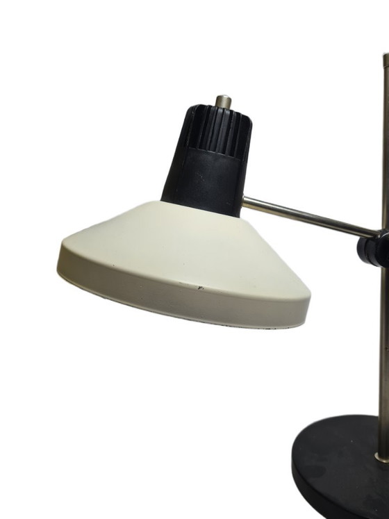 Postmodern Polish Bedside Lamp in Glass and Metal, 1980s – Table lamps (photo 5 of 8)
