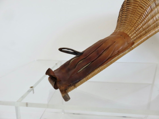 Oude chistera grote handschoen - 62cm - Baskenland, Frankrijk – Decoratieve objecten, Leather, Wood (photo 5 of 16)