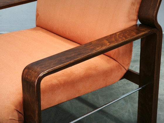 Image 1 of Coppia di poltrone Ludvik Volak Drevopodnik Holesov, stile Mid-Century Lounge, ceco, anni '70.