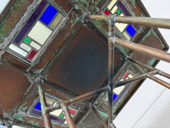 Cor de Ree – Tavolino unico / oggetto d'arte (1991) – Tavolini, polished steel, Vetro (photo 2 of 10)