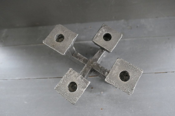 Image 1 of Vintage Brutalist candlestick Design Willy Ceysens