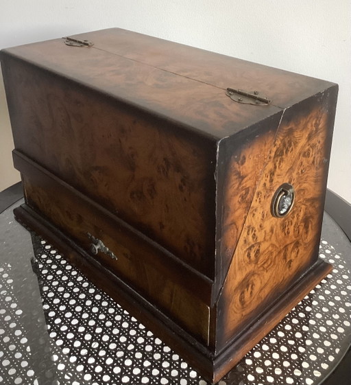 ORGANIZADOR DE CARTAS VICTORIANO DE NOGAL – decoratieve objecten, Wood