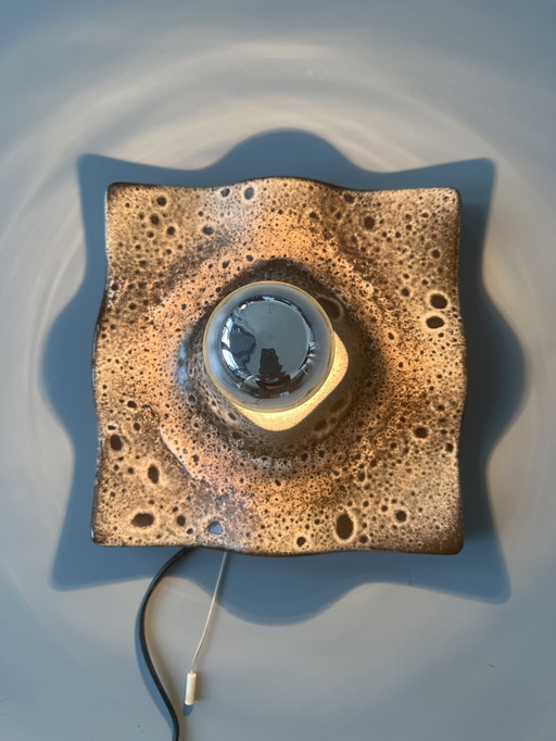 Fat Lava ceramic wall lamp