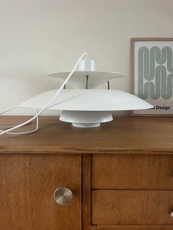 Image 1 of Vintage Louis Poulsen PH5 - Poul Henningsen - zeer goede staat - koperen details