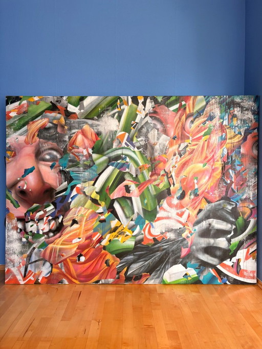 Artwork by Tom Brane – schilderijen tekeningen, Canvas
