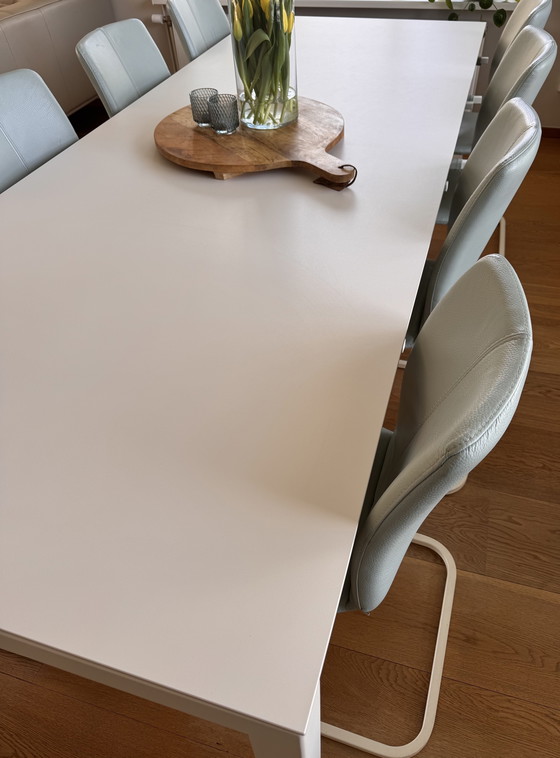 Image 1 of 10 sedie da pranzo in pelle Bert Plantagie