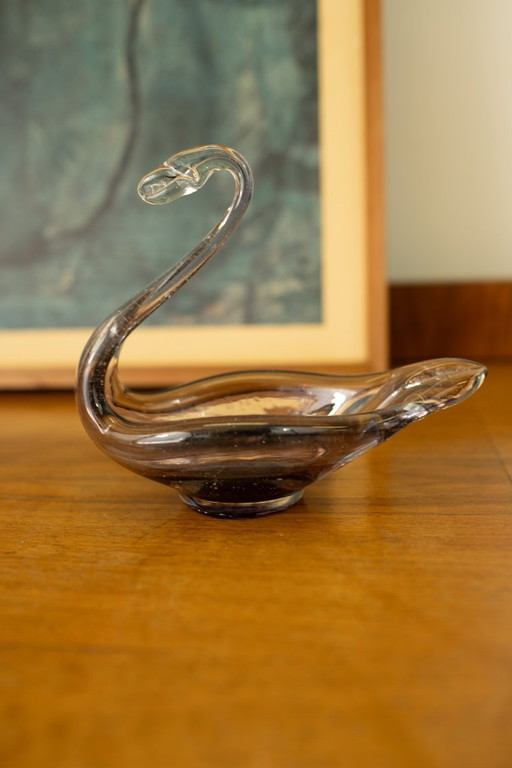 Porte-savon vintage en verre de Murano